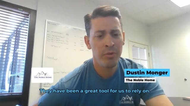 Dustin Monger video testimonial